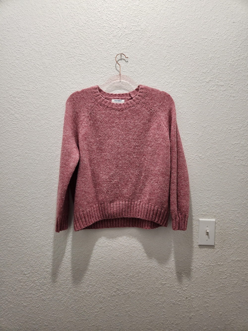 Old Navy Rose Pink Crewneck Sweater